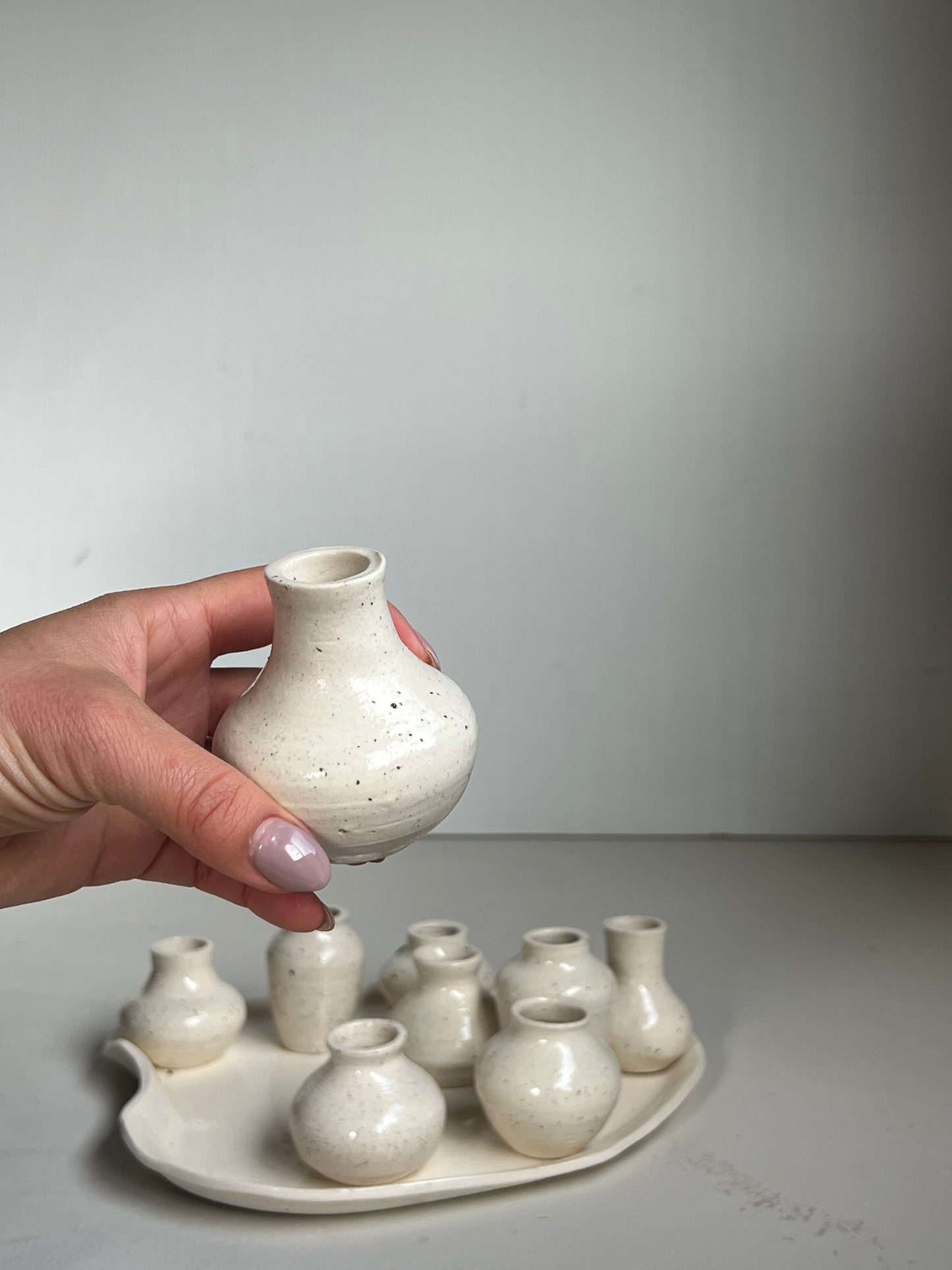 Speckled Budvases