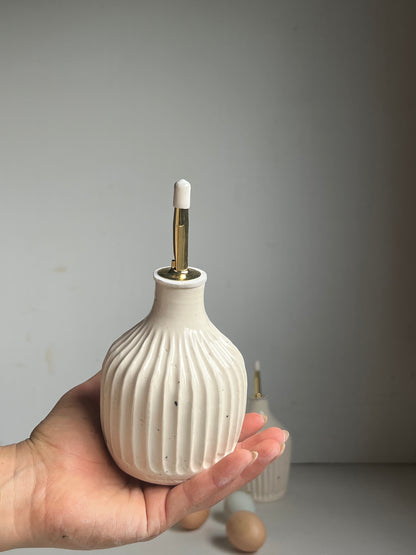 Oil bottle fluted