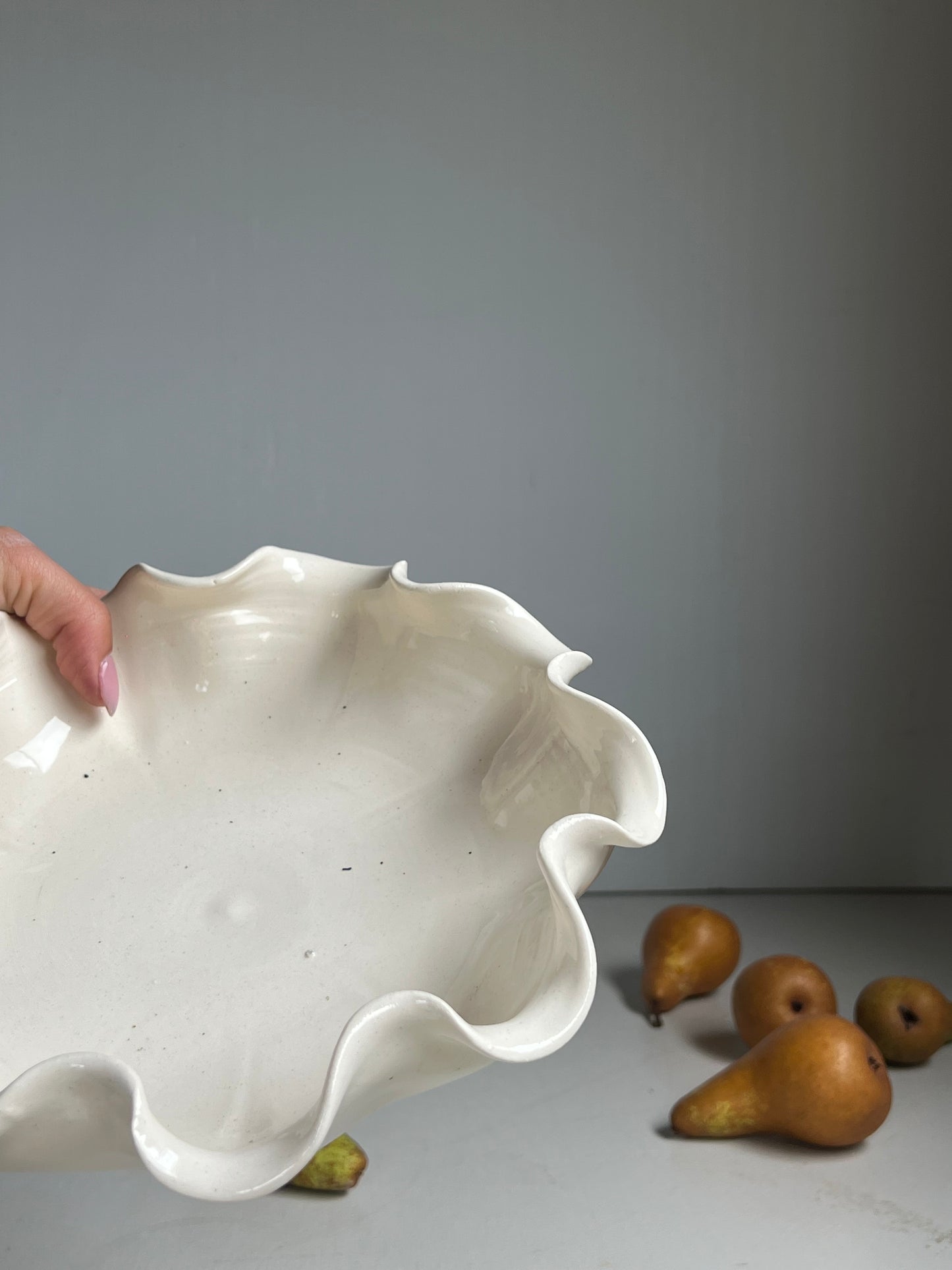 Ruffled Large Bowl